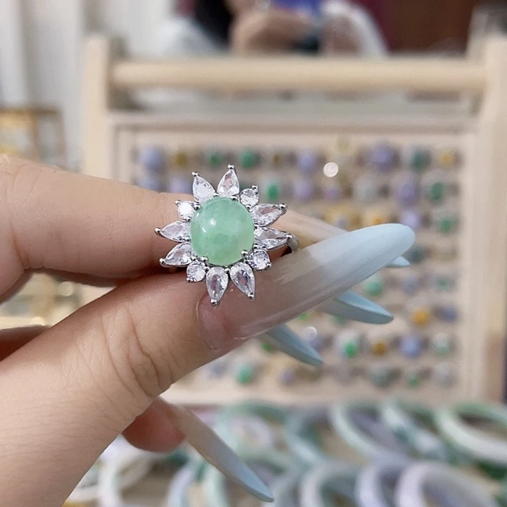 颈饰未镶嵌翡翠天然翡翠Ａ货
