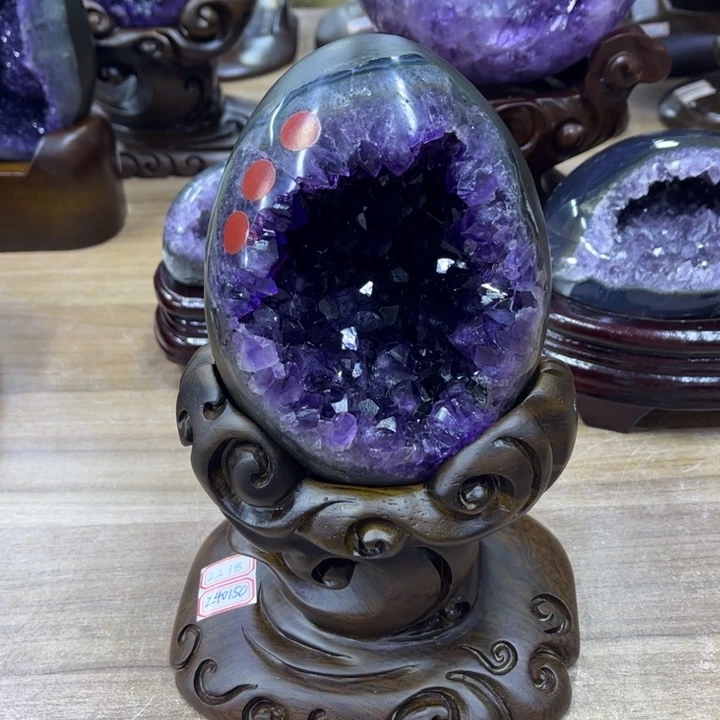 紫晶珠宝半成品未镶嵌