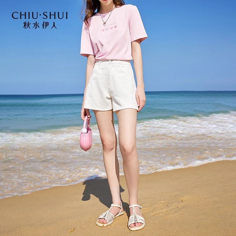 【诗语专属】秋水伊人牛仔裤女装A字裤子624203D170403