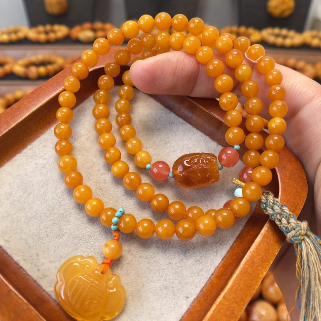 蜜蜡未镶嵌手链蜜蜡