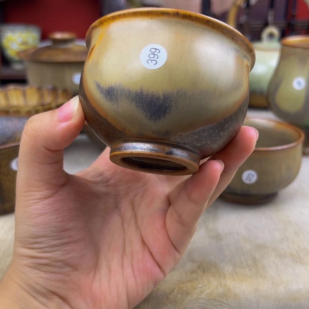 杯纯手工柴烧主人杯