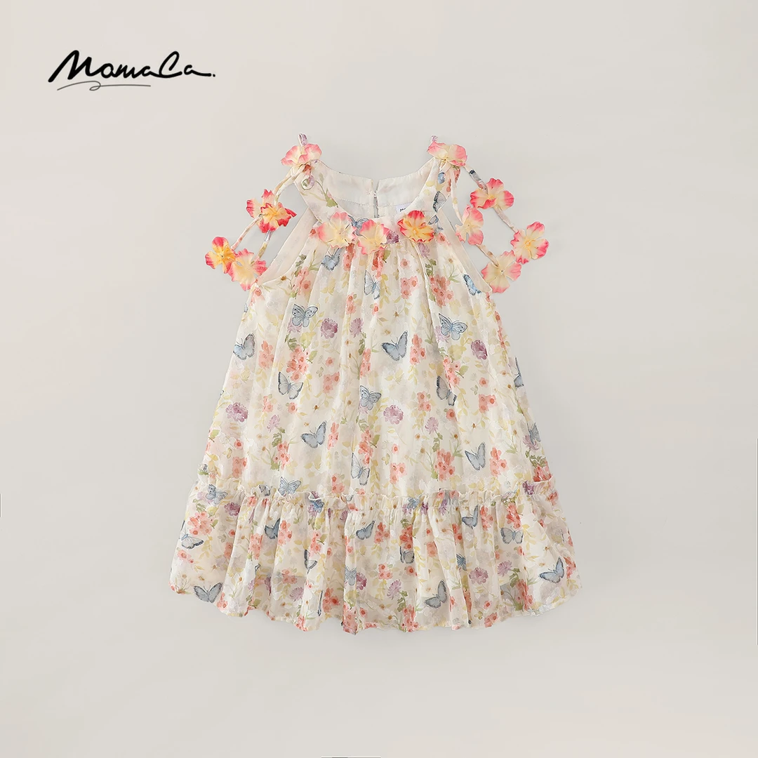 MOMOCO夏季新款多巴胺缤纷碎花可爱时尚连衣裙77630470213