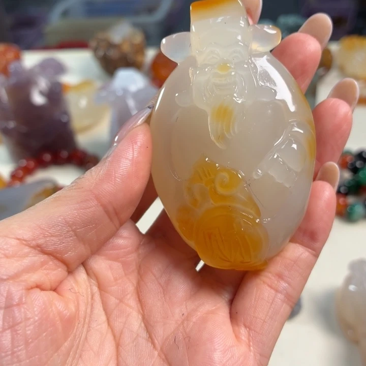 玛瑙/玉髓未镶嵌吊坠(不含链)