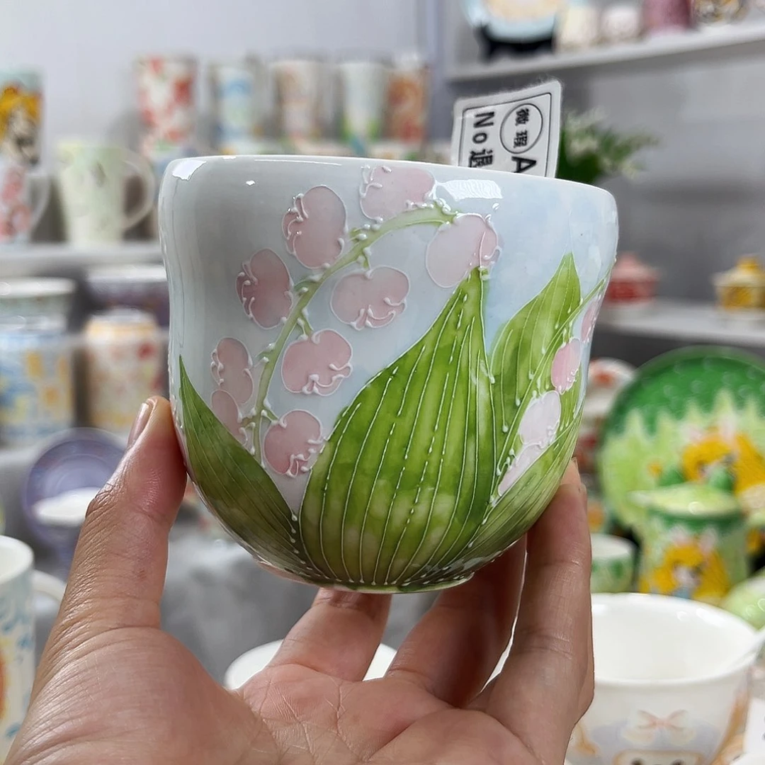 手绘高温釉下彩陶瓷