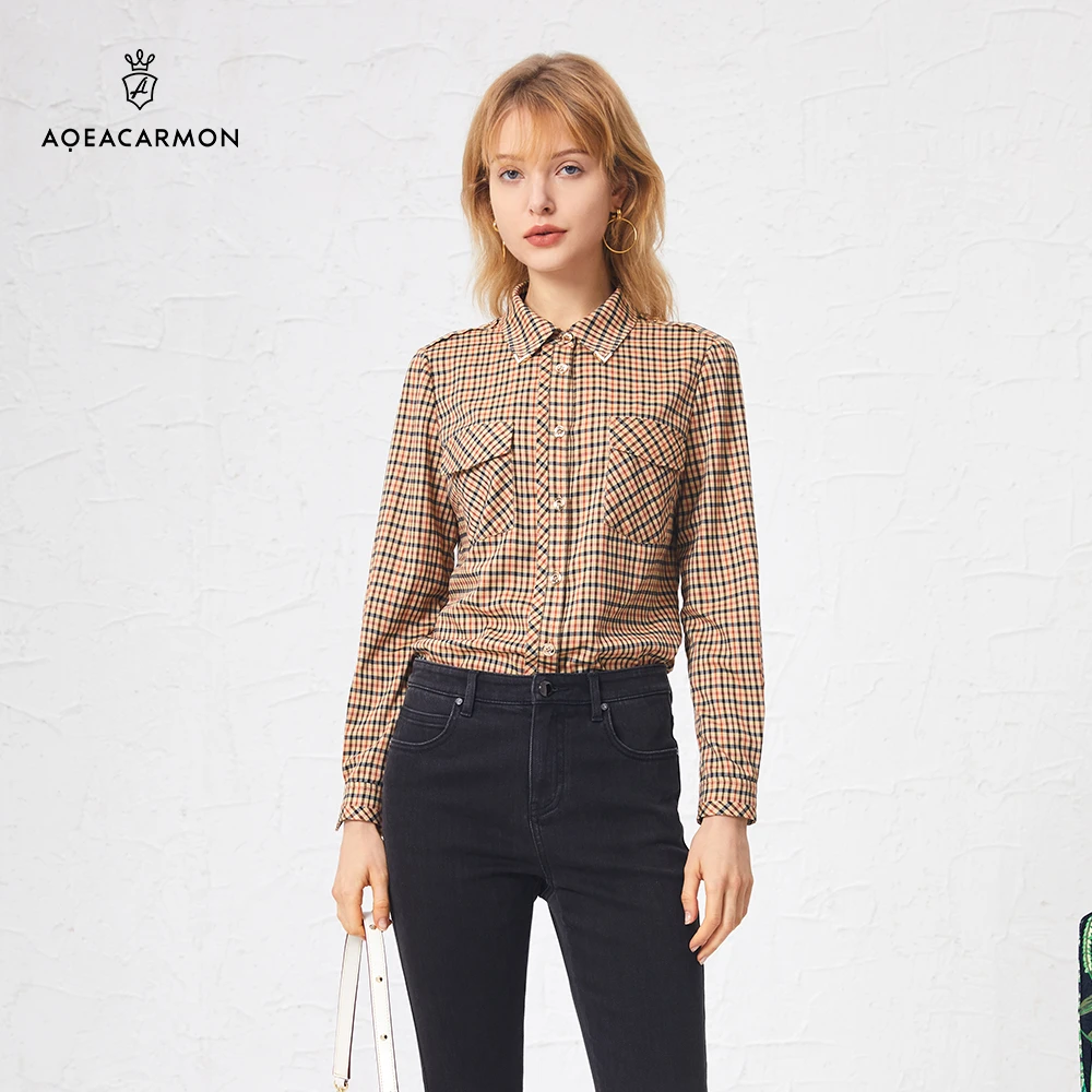 雅格上美 秋冬女士衬衫 A22QF13D21