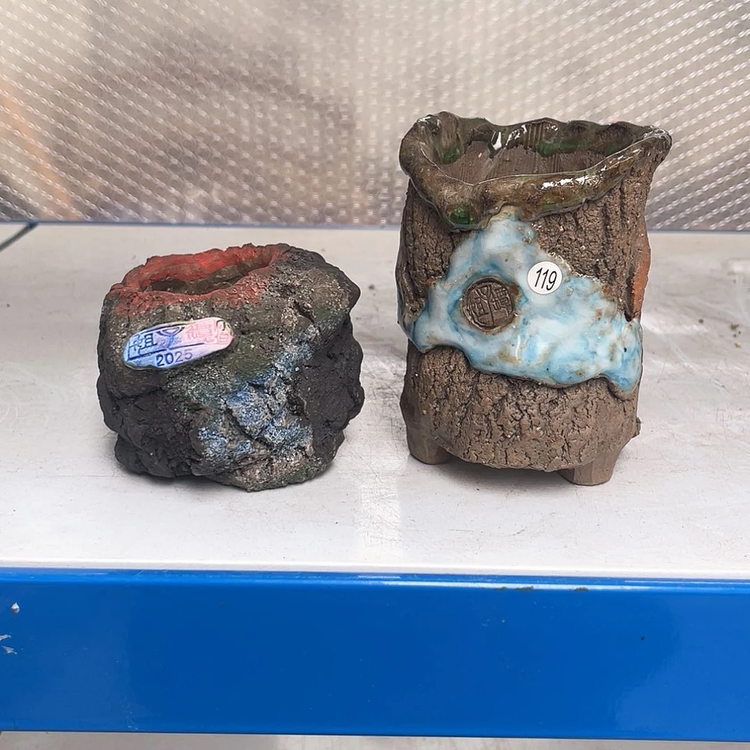 红陶J***❣孤品一个老桩一个