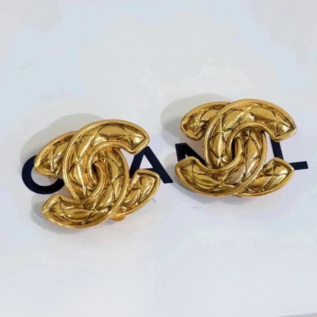 95新 Chanel/香奈儿 Chanel vintage香奈儿中古大号小鸟耳夹