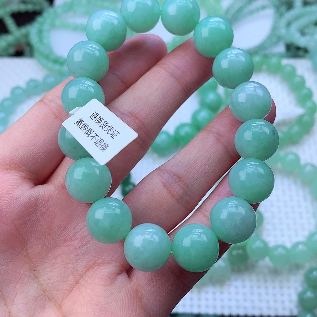 翡翠未镶嵌毛衣链