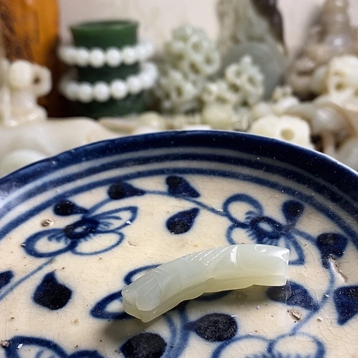 瓷片工艺品瓷盘内挂坠
