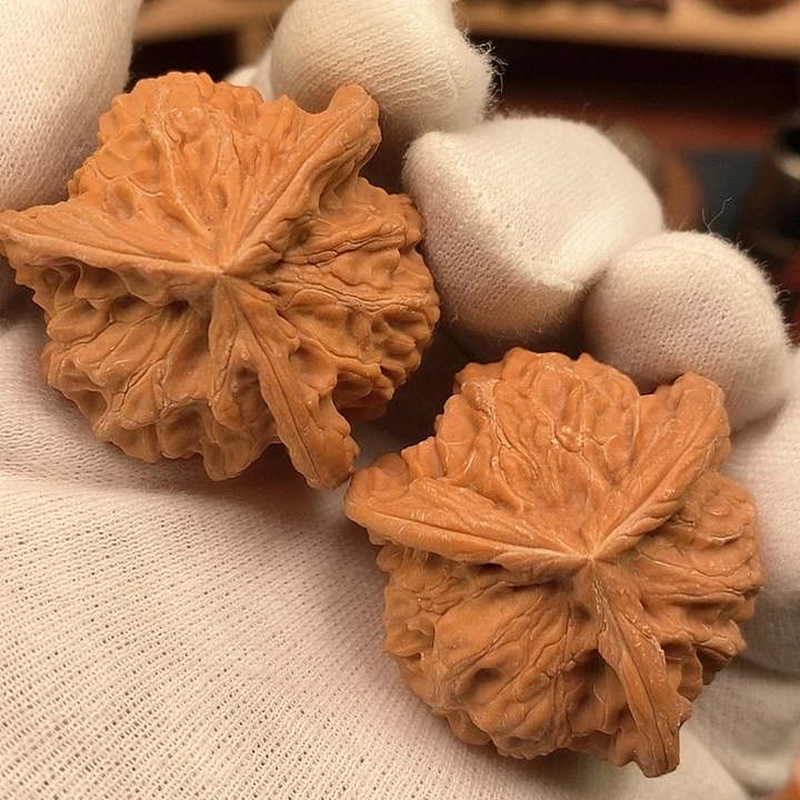 吊坠文玩核桃38全品盘山三棱正奔