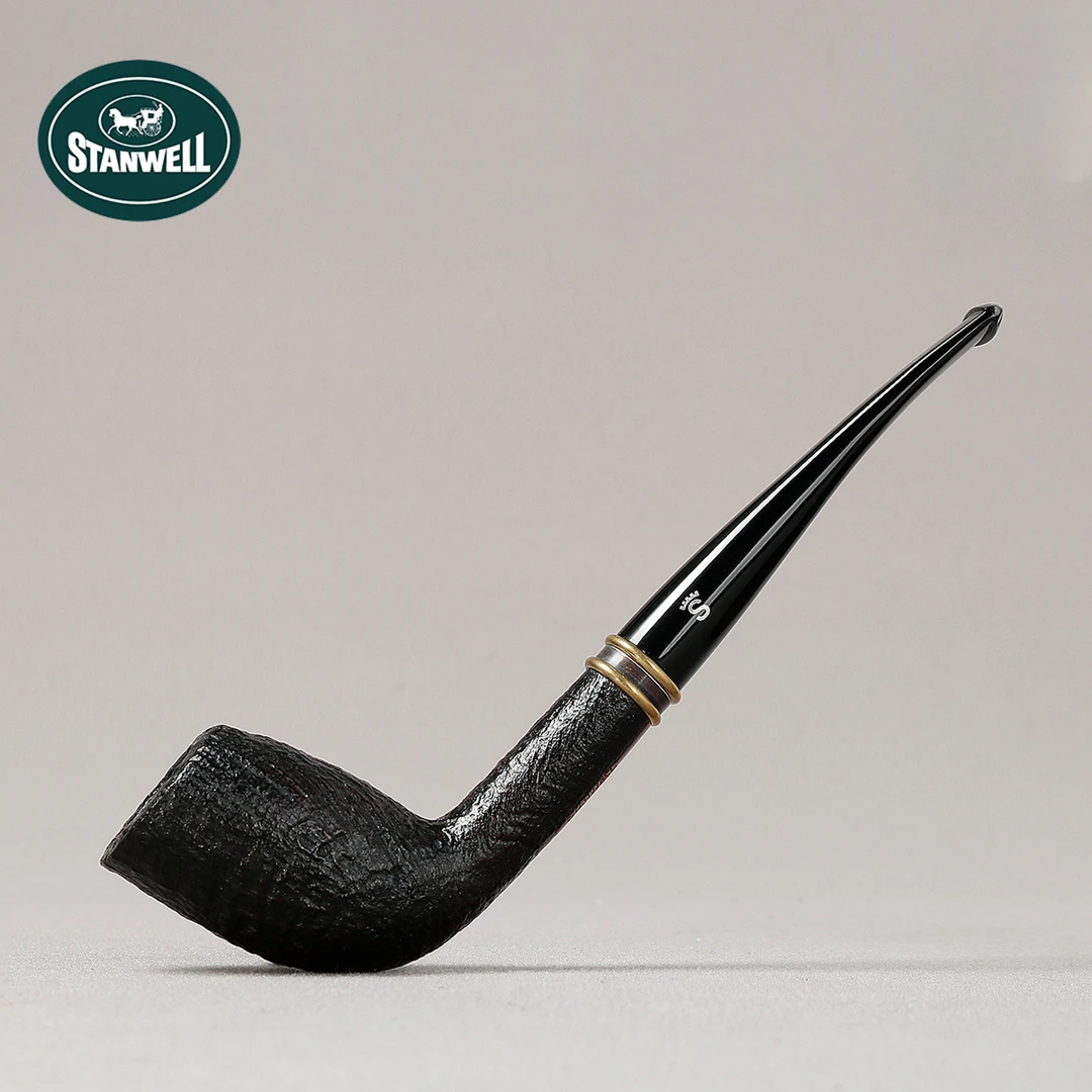 丹麦史丹威 90年代 全新老斗 喷砂郁金香直斗  石楠木烟斗