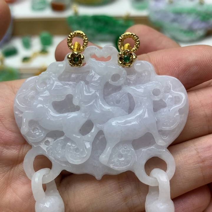 颈饰未镶嵌翡翠翡翠