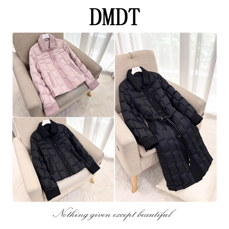 【DMDT服饰】2025新品“至奢至暖”长款短款鹅绒保暖显瘦女羽绒服138