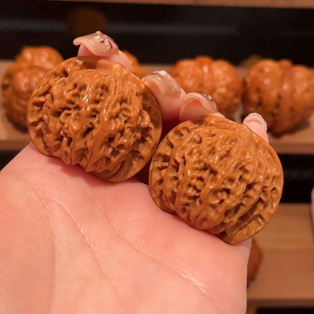 桃核吊坠奔*霸盘龙纹37 精品767