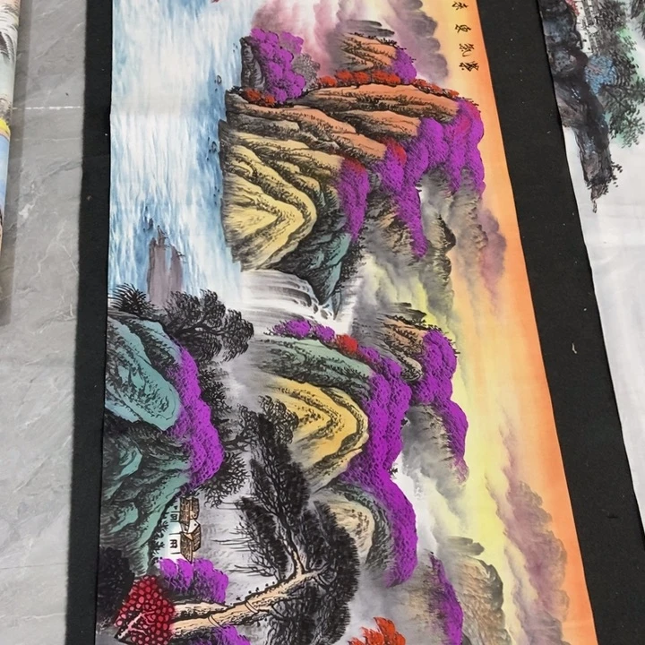 枕书斋画廊的直播间