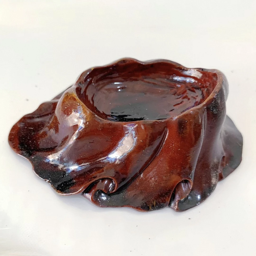 裙摆奇石底座石头座免挖槽实心适合风凌石太湖石玲珑石雨花石等