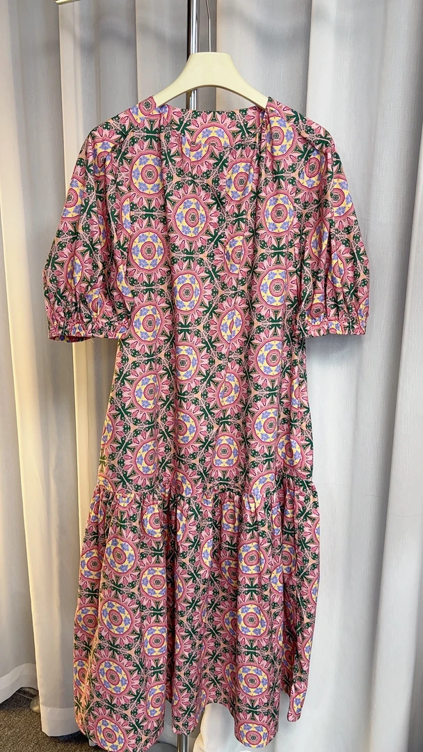 【Betterme定制】气质宽松减龄碎花连衣裙印花显瘦时尚裙子