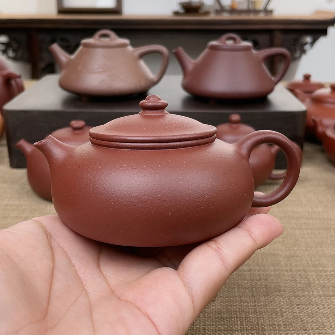 茶壶紫砂寒江 180cc 原矿底槽清