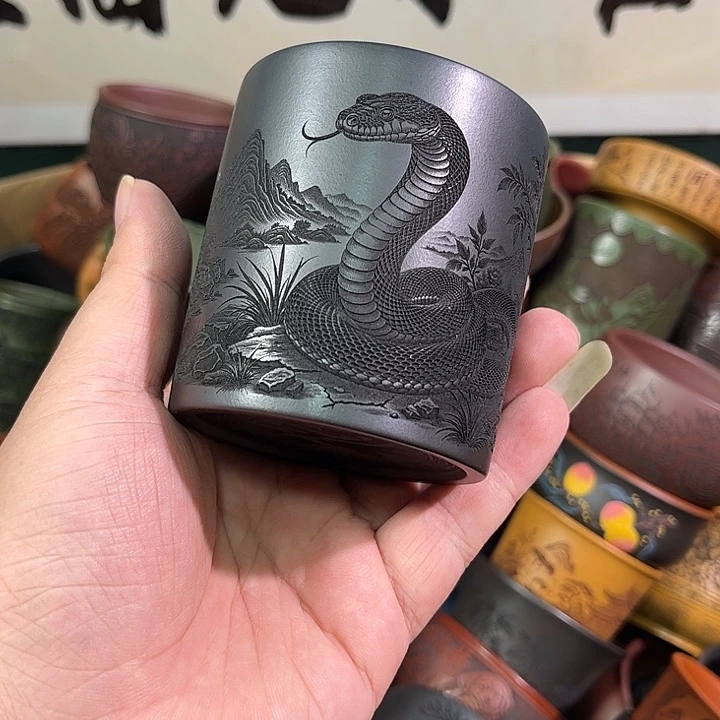 茶杯紫砂全手工紫砂主人杯