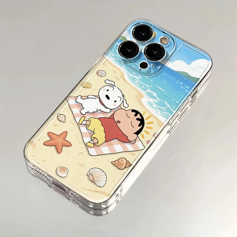 休闲小新小白适用苹果iPhone16promax小米15华为70手机壳太空软MT