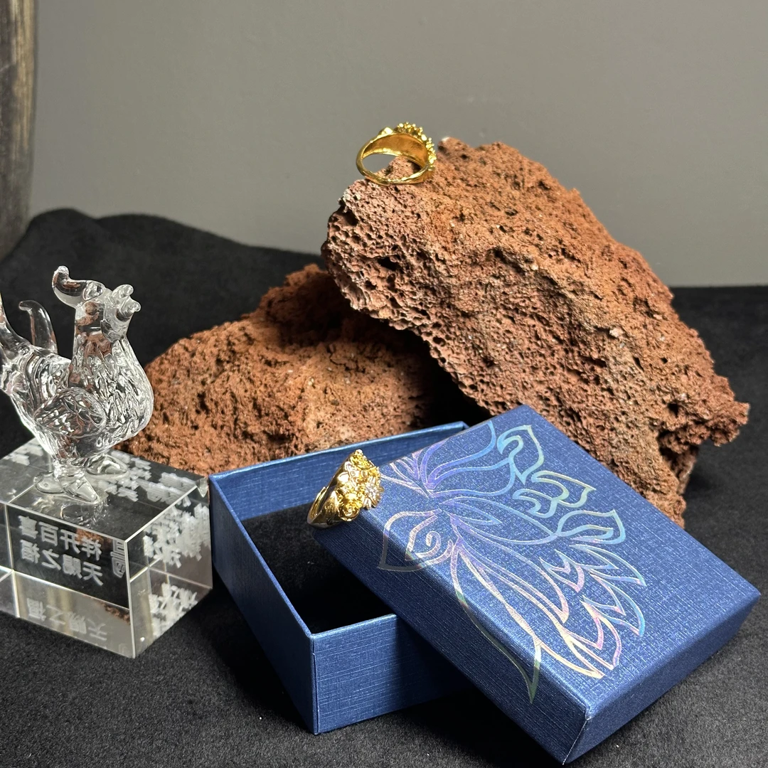 M331-精工花朵戒指（带礼盒多样性发一件）