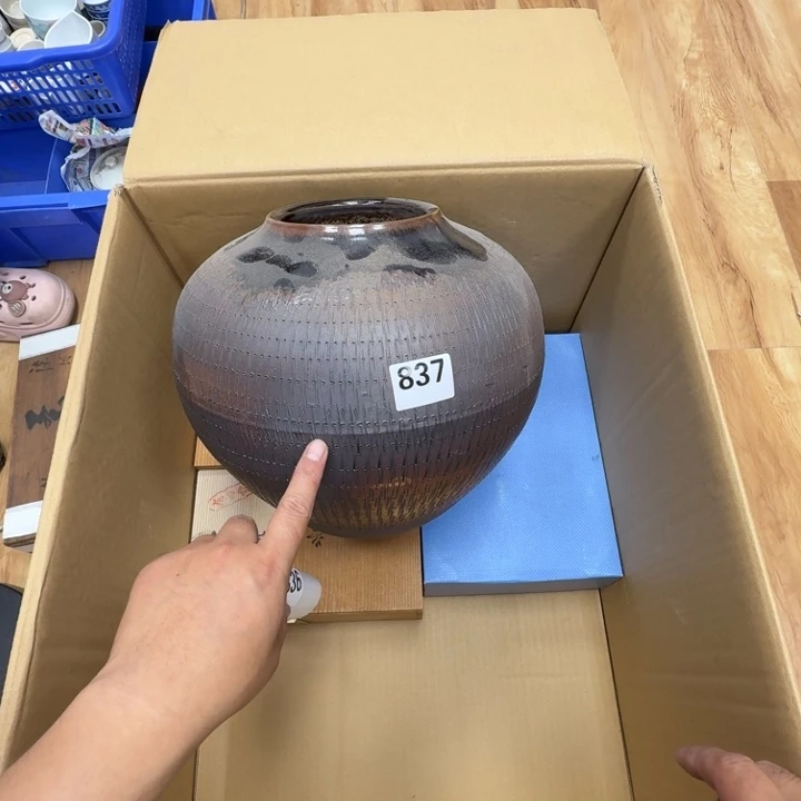 瓷片工艺品摆件瓷器摆件正能量