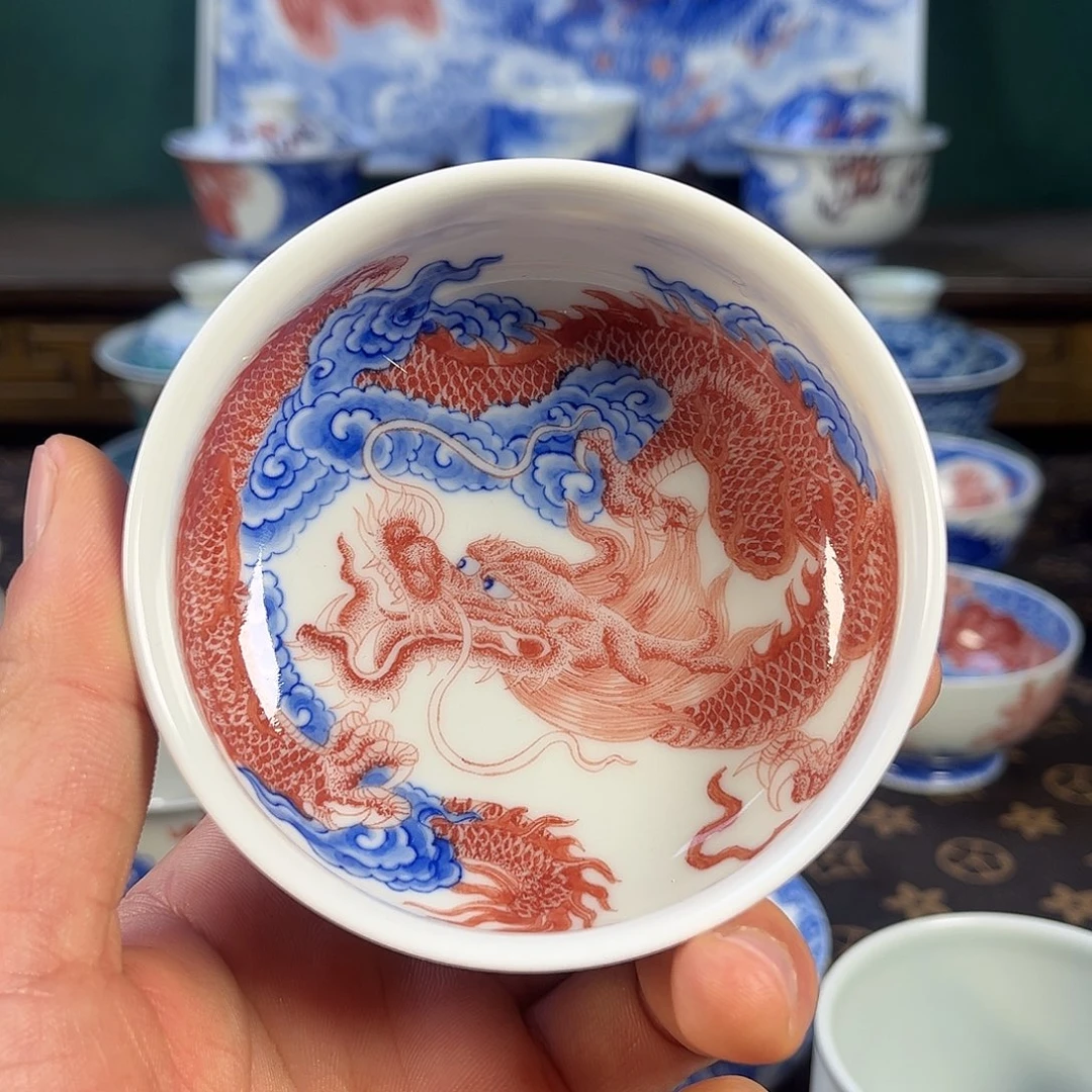 瓷片五****家自成堂景德镇手工手绘