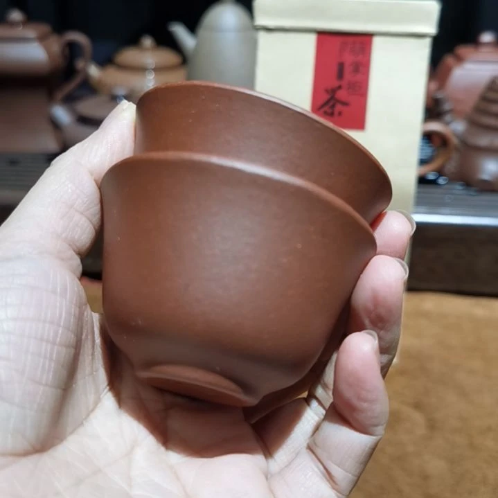 【闪购商品】紫砂茶壶主人杯一对
