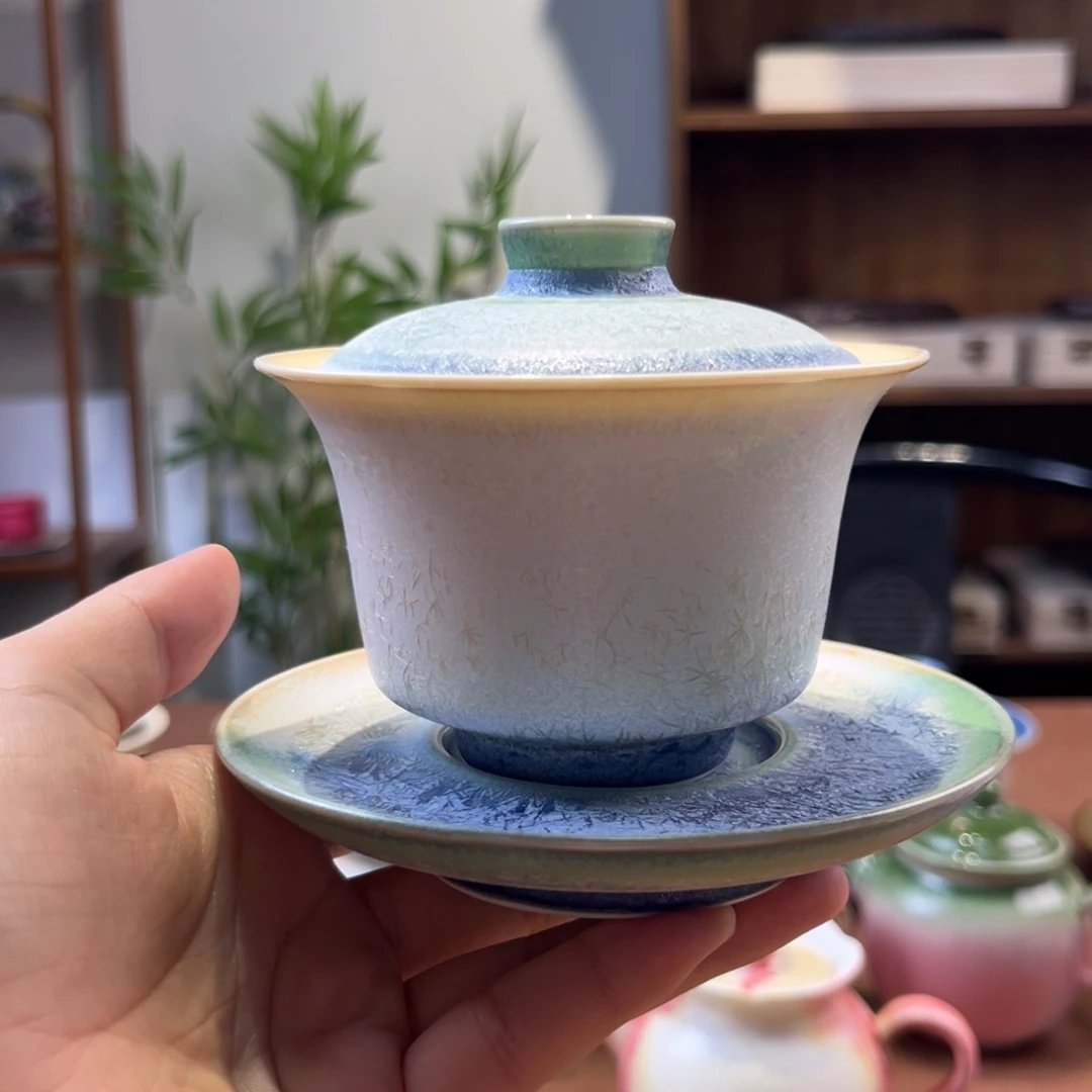手工制作窑变茶器