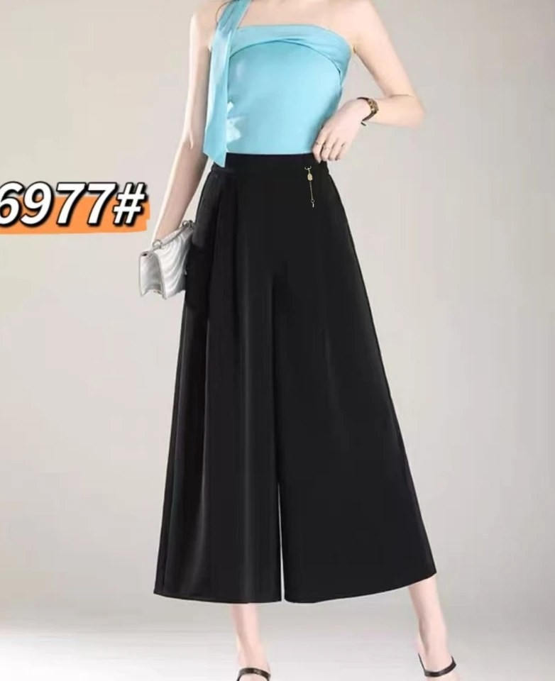 6977女士时尚百搭裤裙-J