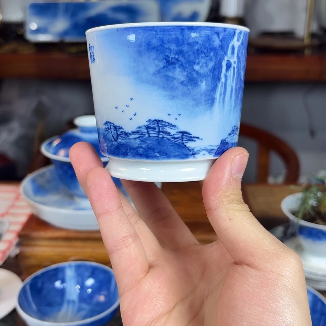 小*王庆龙老师手绘陶瓷