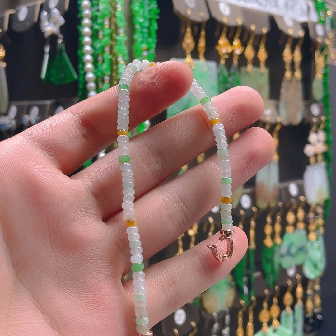 翡翠未镶嵌耳饰翡翠