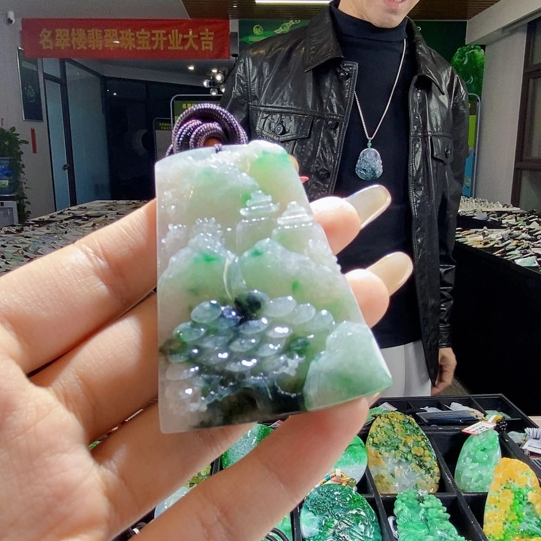颈饰未镶嵌翡翠翡翠