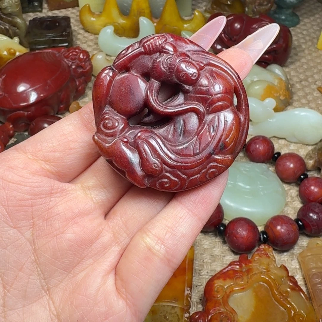 白玉菩提吊坠挂件