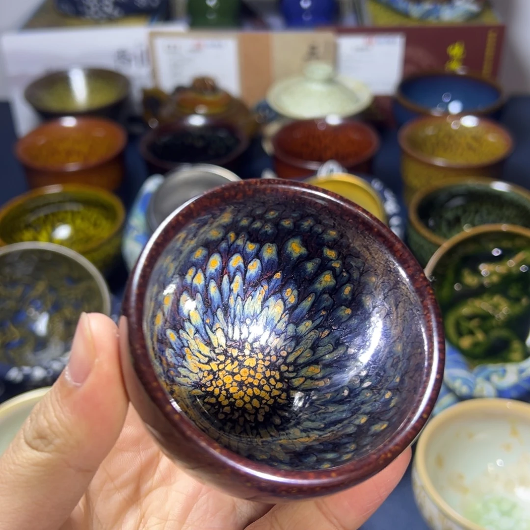 茶盏建阳建盏喝茶主人杯