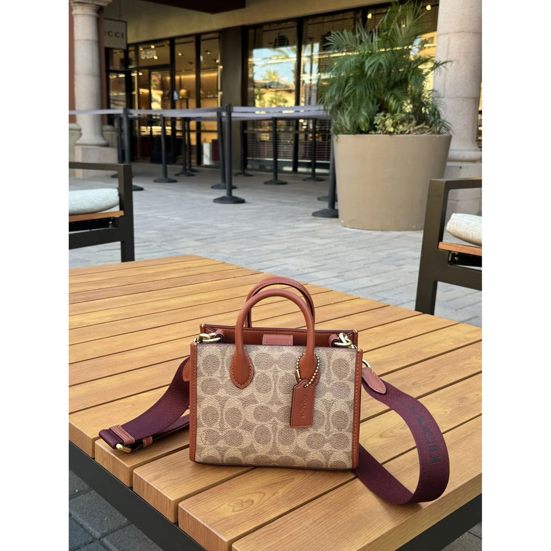 全新未使用 COACH/蔻驰 专柜Ace小号经典马车托特包CT891