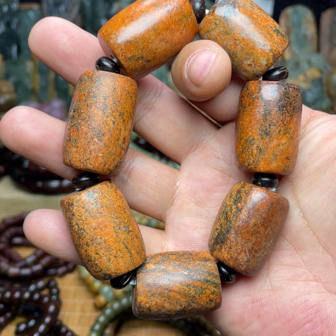 岫岩河磨玉（透闪石质玉）未镶嵌颈饰