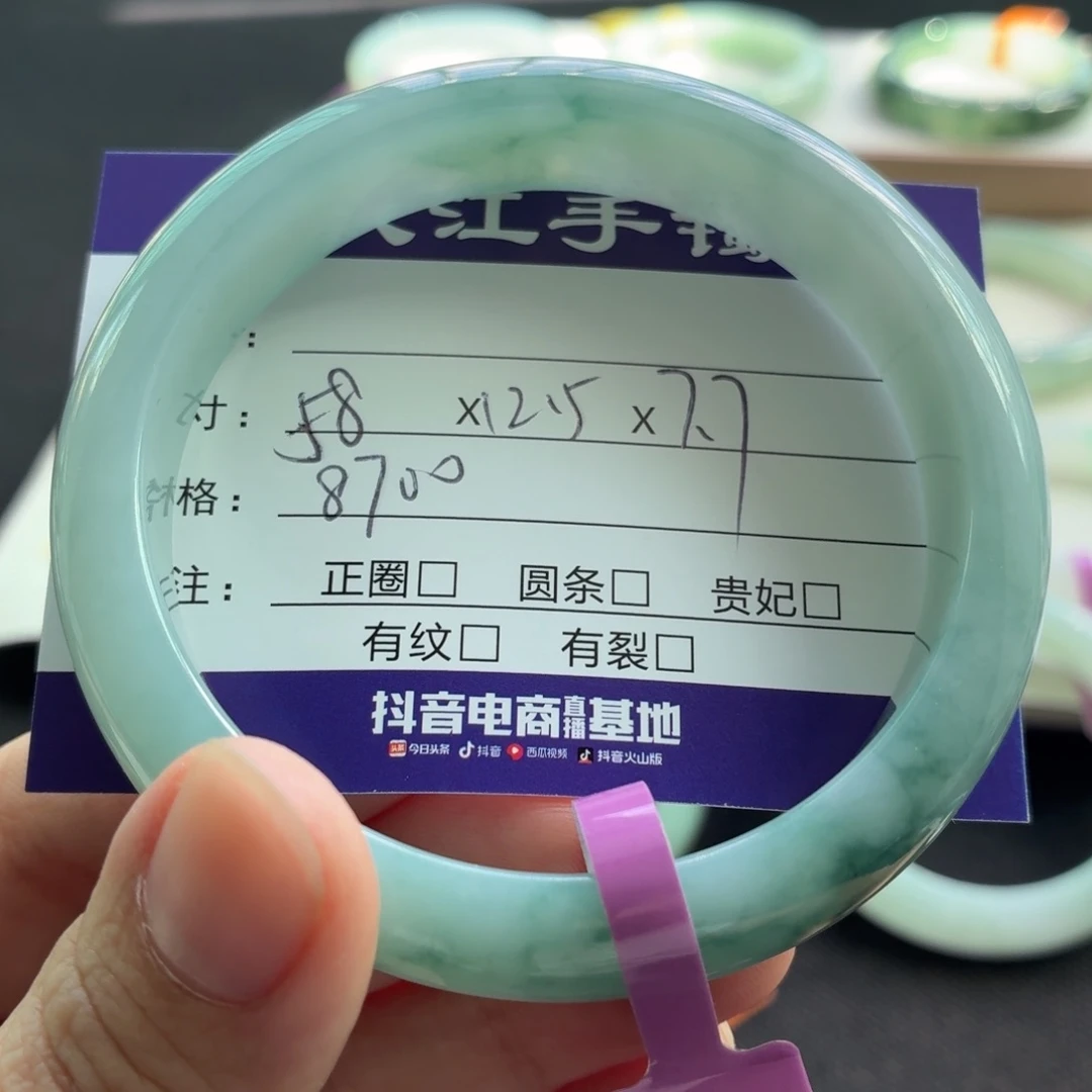 未镶嵌手镯翡翠翡翠