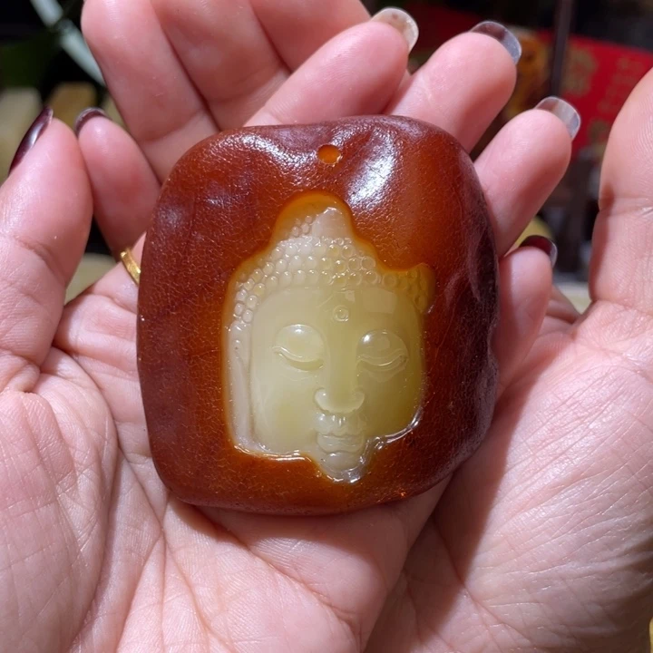 琥珀吊坠(不含链)未镶嵌