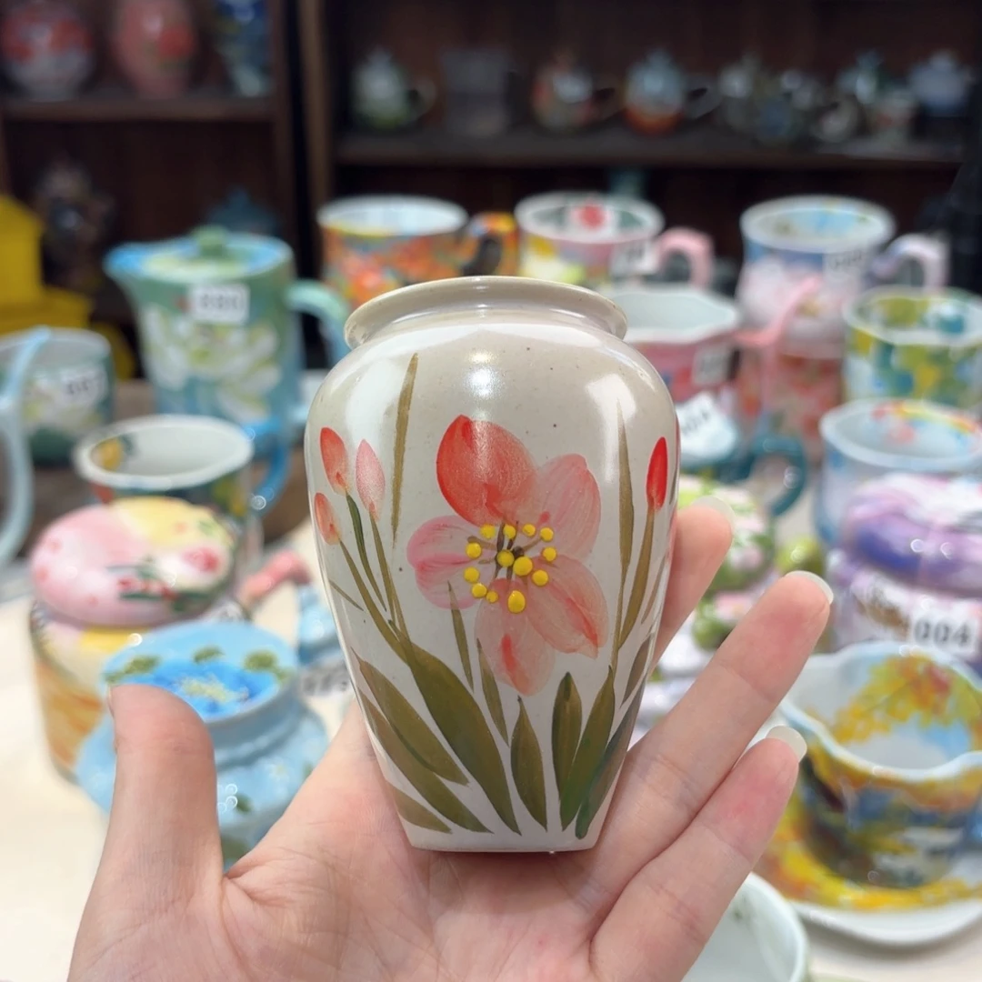 景德镇手绘高温釉下彩陶瓷茶具