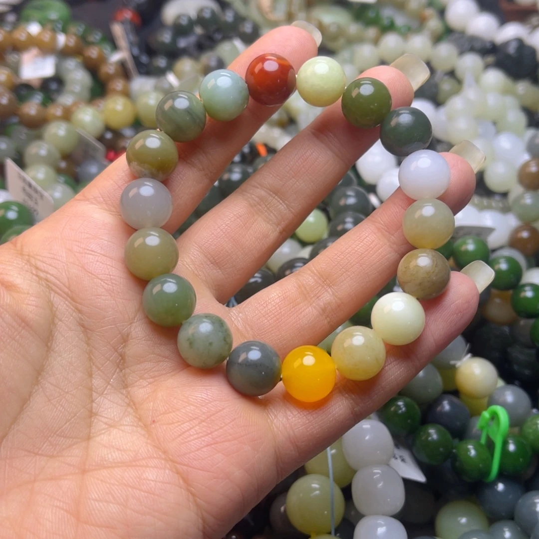 和田玉未镶嵌手链