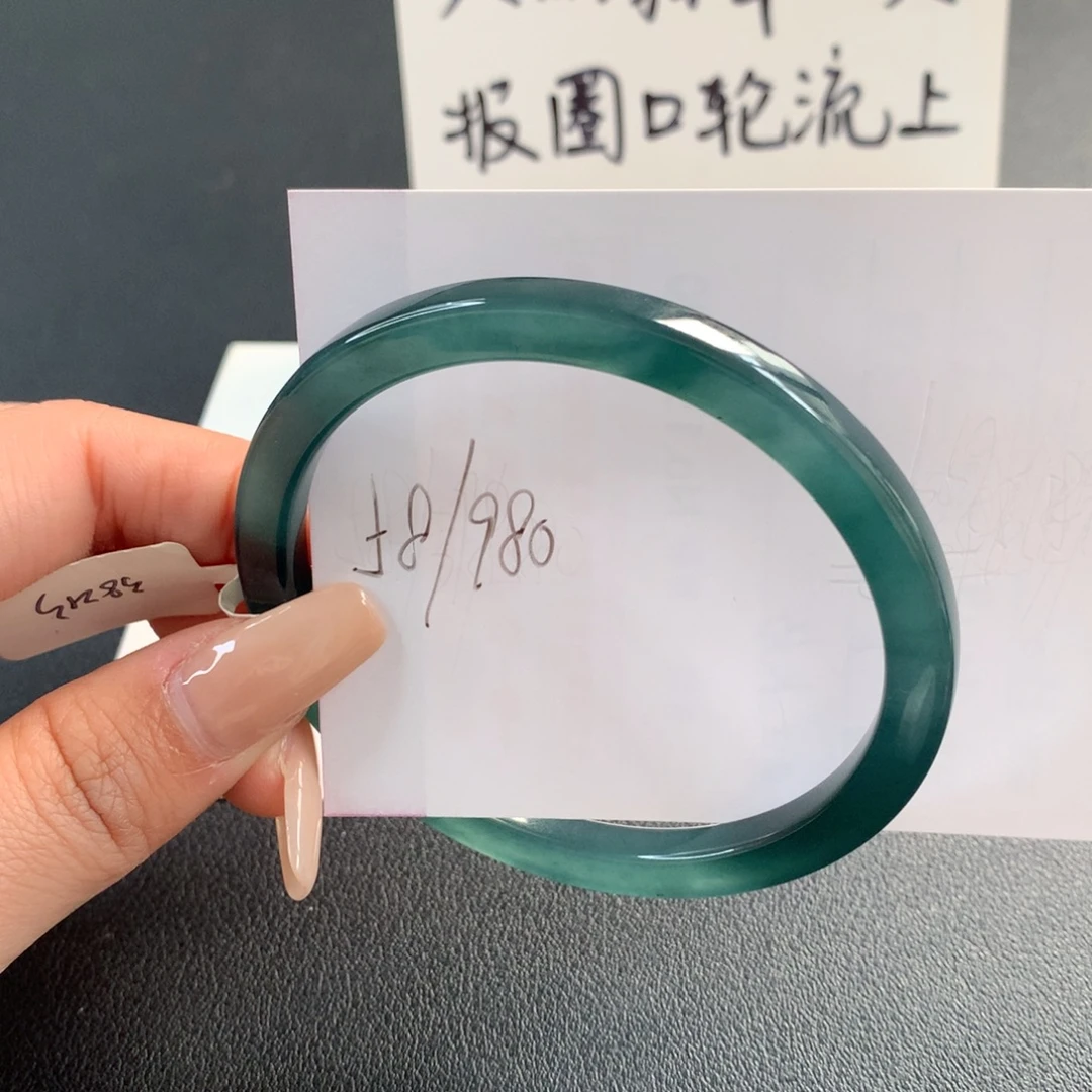 翡翠未镶嵌手镯天然翡翠