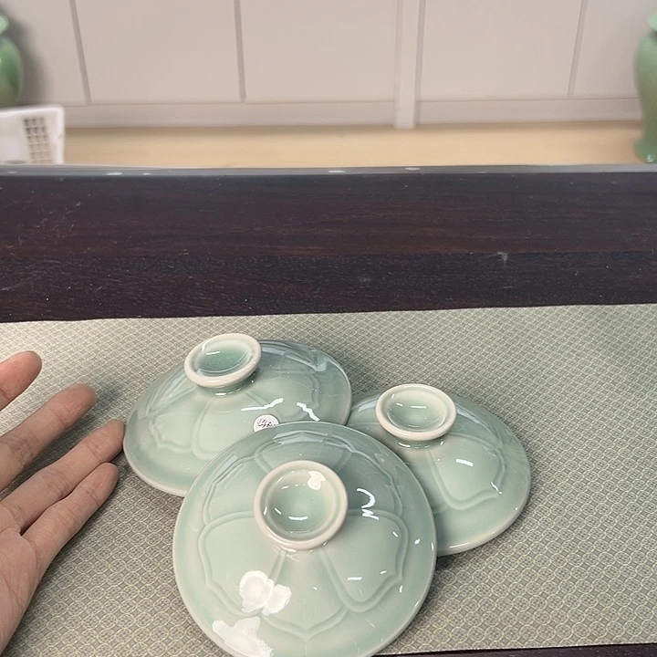 龙泉云间青瓷小米茶器