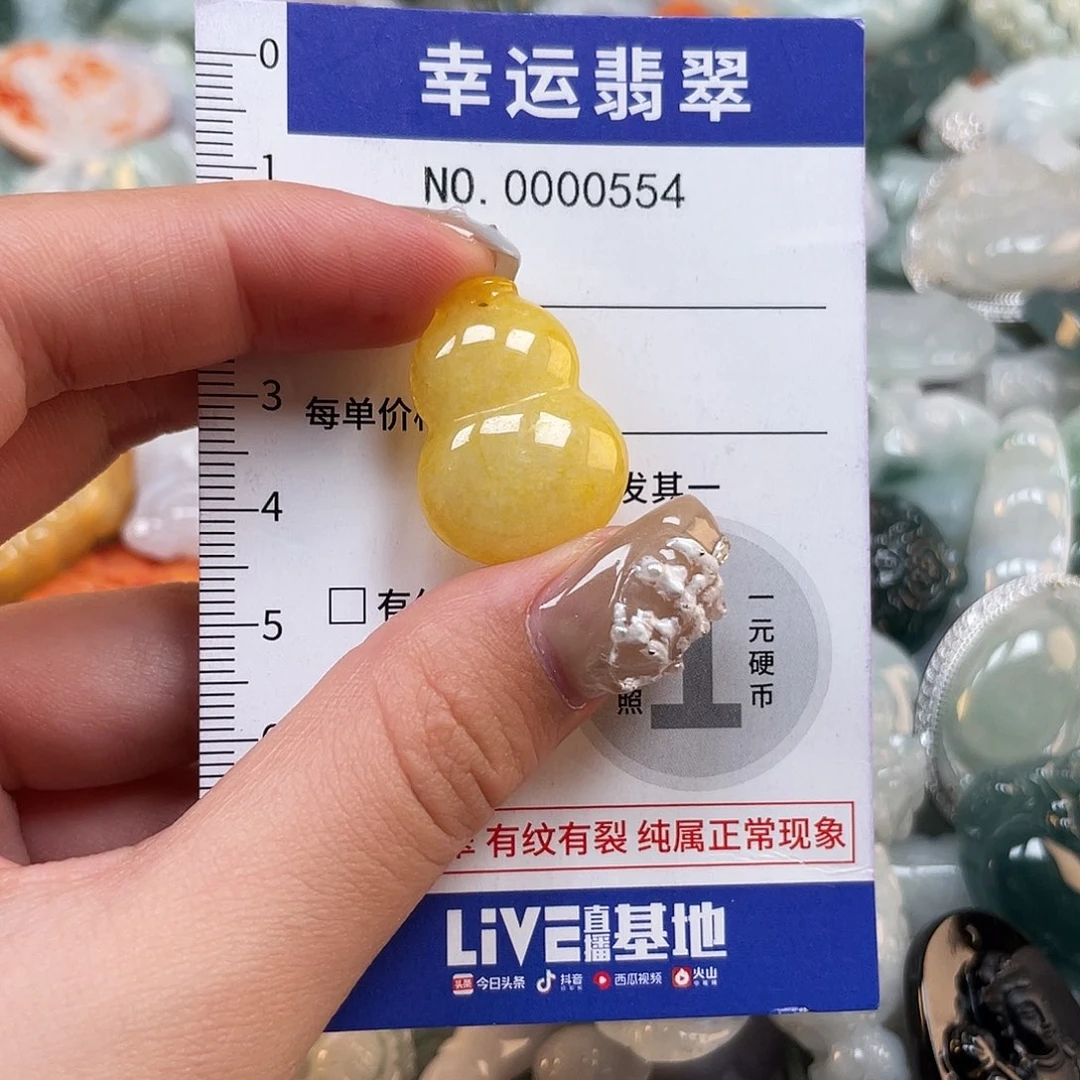 翡翠未镶嵌颈饰554