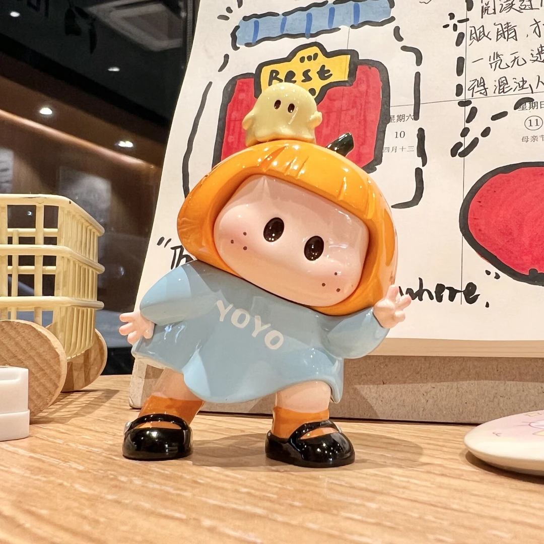 yoyo右右酱周边歪头系列治愈系摆件可爱迷你手办桌面生日礼物
