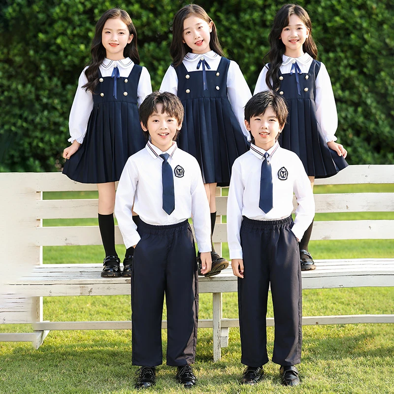 幼儿园园服英伦风衬衫演出服拍照服中小学生校服元旦小主持人礼服