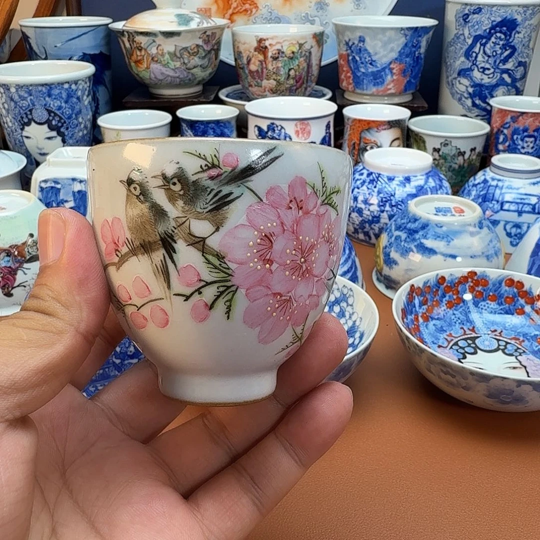 酥***蛛景德镇全手工手绘陶瓷