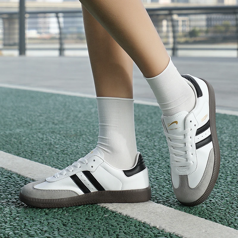 【跨越】贵人鸟25年春夏新款休闲复古男女德训鞋休闲板鞋G51HY001