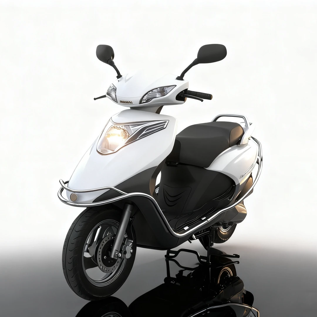 新款睿御110cc踏板车摩托代步燃油车沙滩车四冲程女装摩托踏板