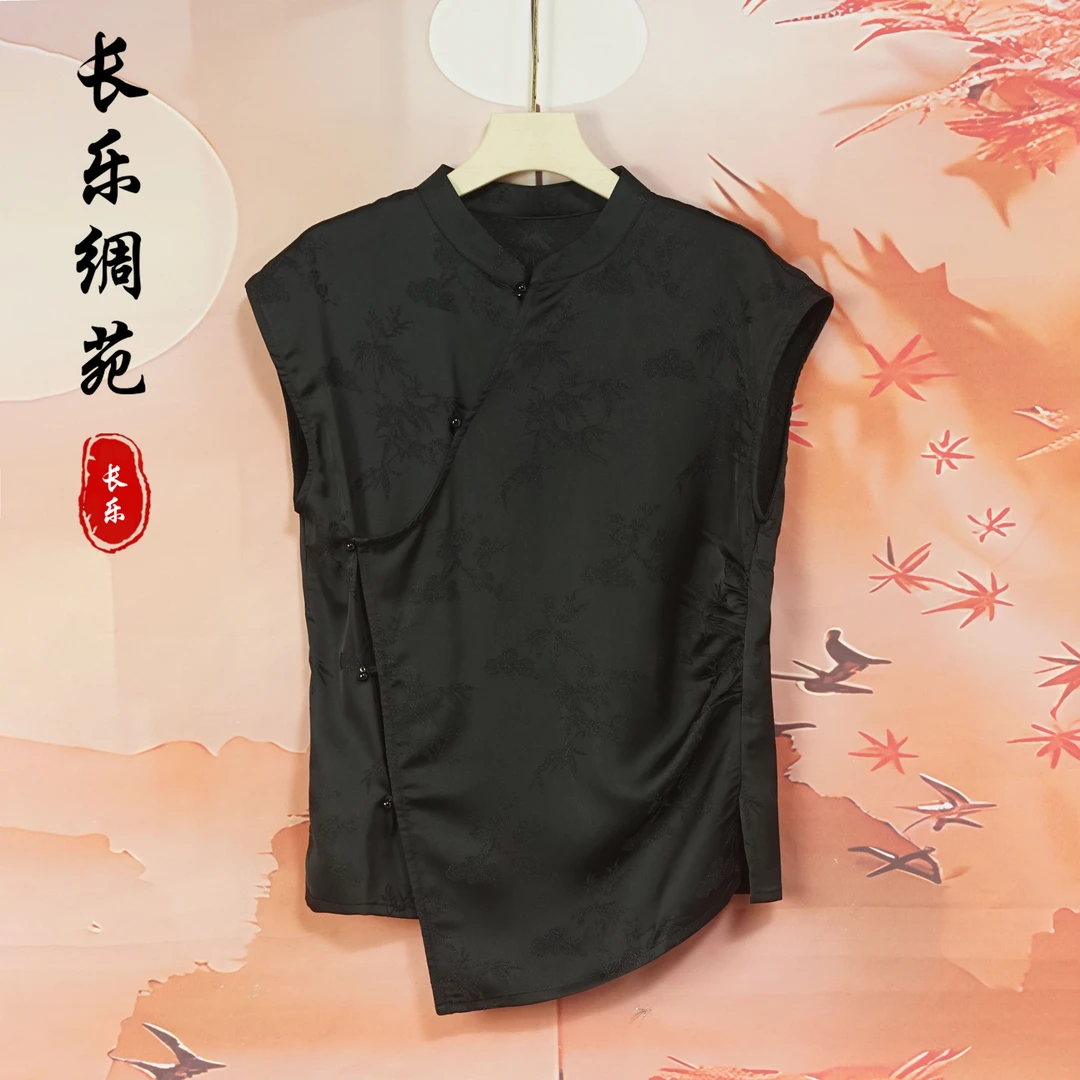 【长乐绸苑】新中式春夏新款时尚气质小衫（H891）